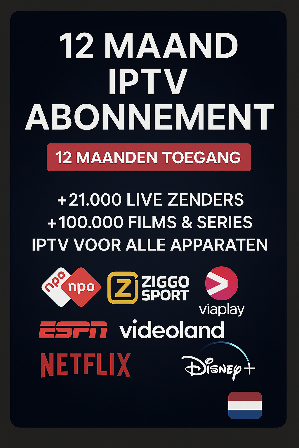 12 maanden iptv abonnement